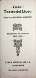 Teatro del Liceo - Program Collection of 61 Opera Programs 1887-1930