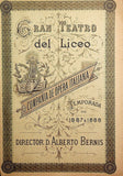 Teatro del Liceo - Program Collection of 61 Opera Programs 1887-1930