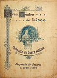 Teatro del Liceo - Program Collection of 61 Opera Programs 1887-1930