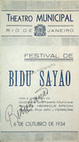 Teatro Municipal Rio de Janeiro - Signed Program Lot