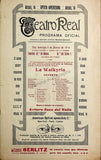 Teatro Real de Madrid - Collection of 29 Programs 1916-1924