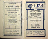 Teatro Real de Madrid - Collection of 45 Programs 1901-1915