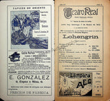 Teatro Real de Madrid - Collection of 45 Programs 1901-1915