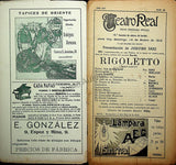 Teatro Real de Madrid - Collection of 45 Programs 1901-1915