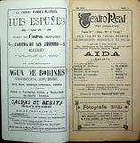 Teatro Real de Madrid - Collection of 45 Programs 1901-1915
