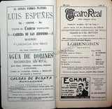 Teatro Real de Madrid - Collection of 45 Programs 1901-1915