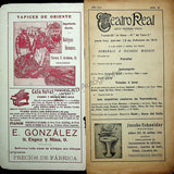 Teatro Real de Madrid - Collection of 45 Programs 1901-1915