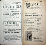 Teatro Real de Madrid - Collection of 45 Programs 1901-1915