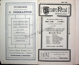 Teatro Real de Madrid - Collection of 45 Programs 1901-1915