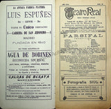Teatro Real de Madrid - Collection of 45 Programs 1901-1915