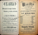 Teatro Real de Madrid - Collection of 45 Programs 1901-1915
