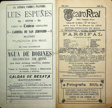 Teatro Real de Madrid - Collection of 45 Programs 1901-1915