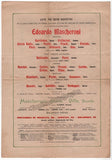 Teatro Real - Program Opera Season 1906-1907