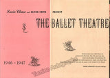 The Ballet Theatre Program Signed - New York 1946-1947
