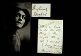 Theater and Stage - Large Autograph Letter, Photo and Clip Lot