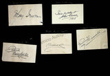 Theater and Stage - Large Autograph Letter, Photo and Clip Lot