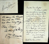Theater and Stage - Large Autograph Letter, Photo and Clip Lot