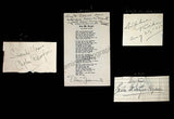 Theater and Stage - Large Autograph Letter, Photo and Clip Lot