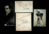Theater and Stage - Large Autograph Letter, Photo and Clip Lot