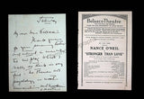 Theater and Stage - Large Autograph Letter, Photo and Clip Lot