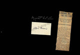 Theater and Stage - Large Autograph Letter, Photo and Clip Lot