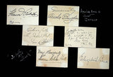 Theater and Stage - Large Autograph Letter, Photo and Clip Lot