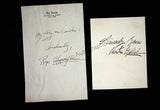 Theater and Stage - Large Autograph Letter, Photo and Clip Lot