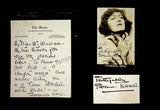 Theater and Stage - Large Autograph Letter, Photo and Clip Lot