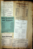 Theater - Large Program Clip Collection 1880-1925