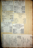 Theater - Large Program Clip Collection 1880-1925