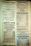 Theater - Large Program Clip Collection 1880-1925