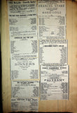 Theater - Large Program Clip Collection 1880-1925