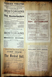 Theater - Large Program Clip Collection 1880-1925