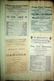 Theater - Large Program Clip Collection 1880-1925