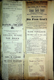 Theater - Large Program Clip Collection 1880-1925