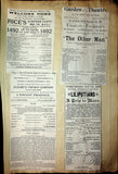 Theater - Large Program Clip Collection 1880-1925