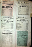 Theater - Large Program Clip Collection 1880-1925