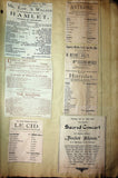 Theater - Large Program Clip Collection 1880-1925