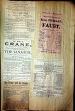 Theater - Large Program Clip Collection 1880-1925