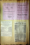 Theater - Large Program Clip Collection 1880-1925