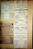 Theater - Large Program Clip Collection 1880-1925
