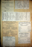 Theater - Large Program Clip Collection 1880-1925