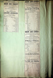 Theater - Large Program Clip Collection 1880-1925