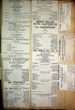 Theater - Large Program Clip Collection 1880-1925