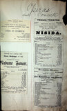 Theater - Large Program Clip Collection 1880-1925