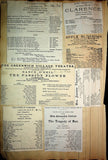 Theater - Large Program Clip Collection 1880-1925