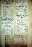 Theater - Large Program Clip Collection 1880-1925
