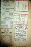 Theater - Large Program Clip Collection 1880-1925