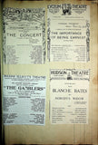 Theater - Large Program Clip Collection 1880-1925