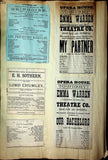 Theater - Large Program Clip Collection 1880-1925